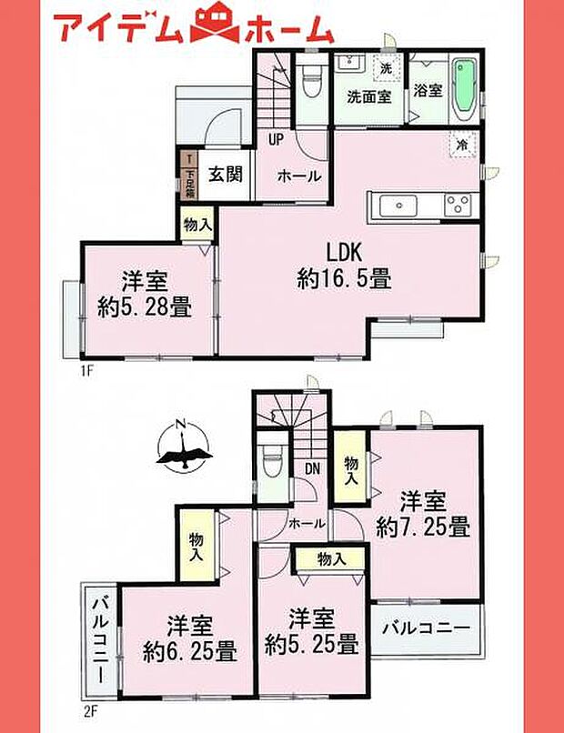 D号棟 間取図