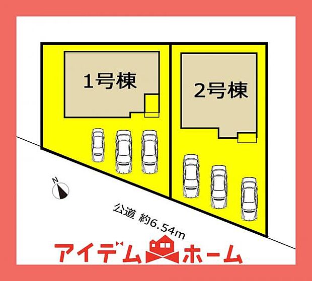 2号棟 配置図