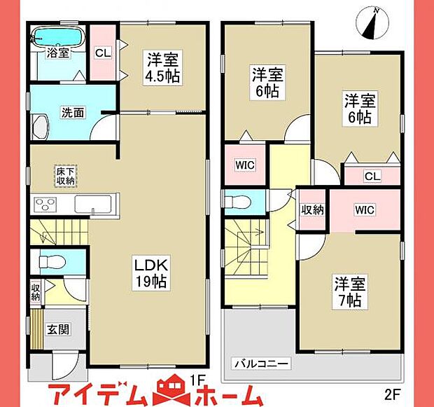 1号棟 間取図