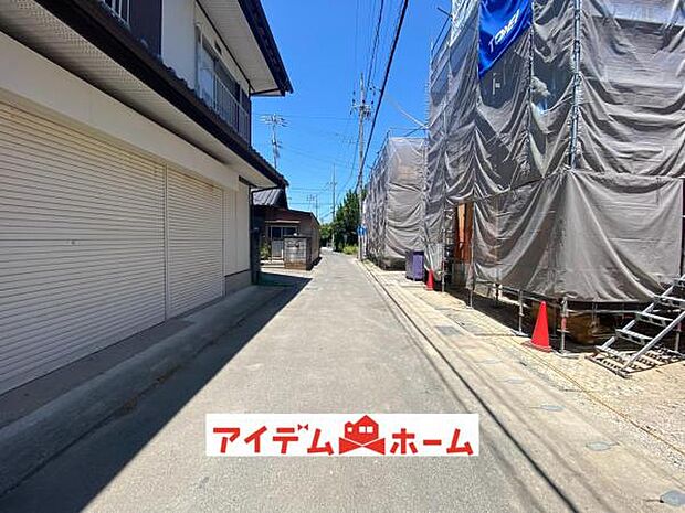 西側道路 いつでも現地ご案内いたします♪ お気軽にお問合せください!