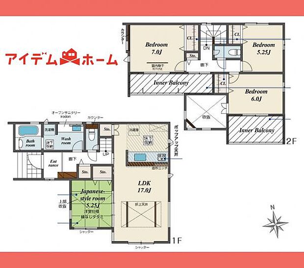 1号棟 間取図