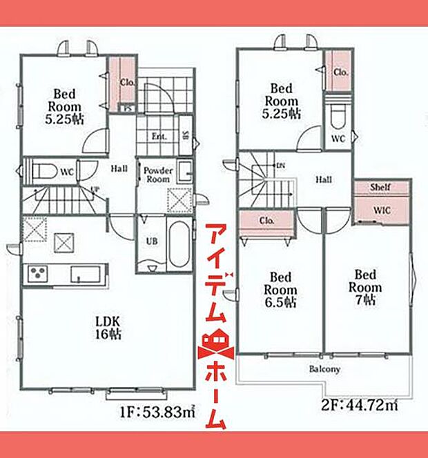 B号棟 間取図
