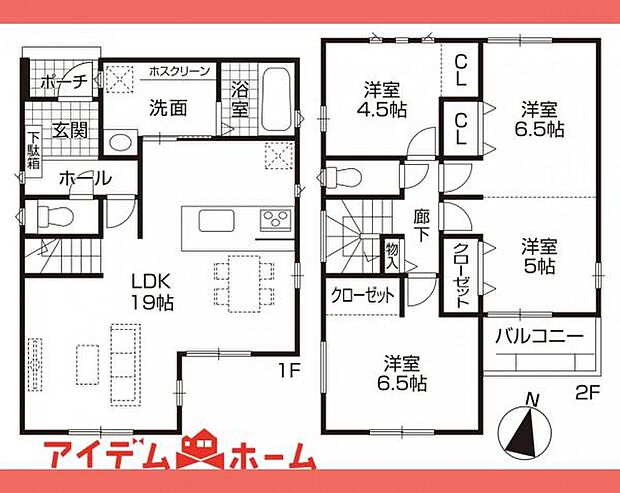 2号棟間取図
