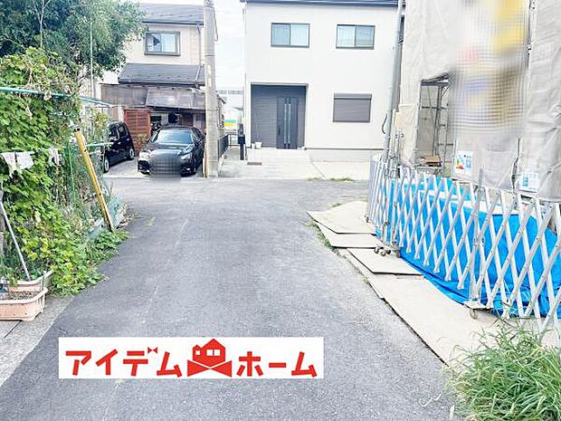 西側道路 いつでも現地ご案内いたします♪ お気軽にお問合せください!