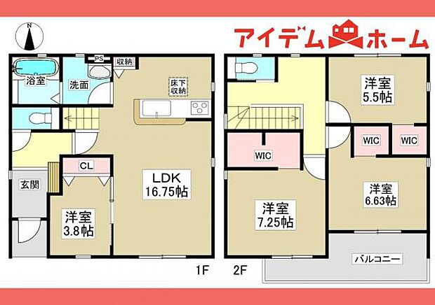 2号棟間取図
