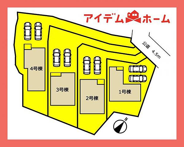 4号棟配置図