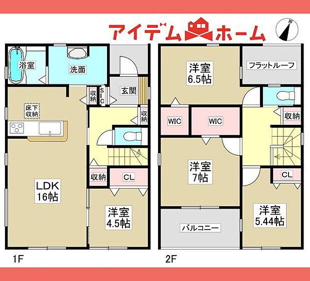 2号棟間取図