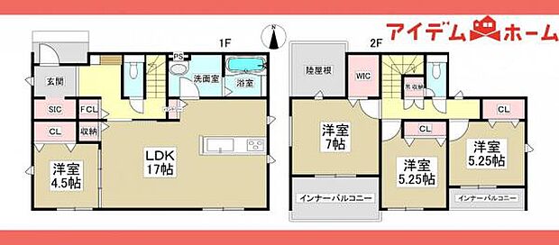 2号棟 間取図