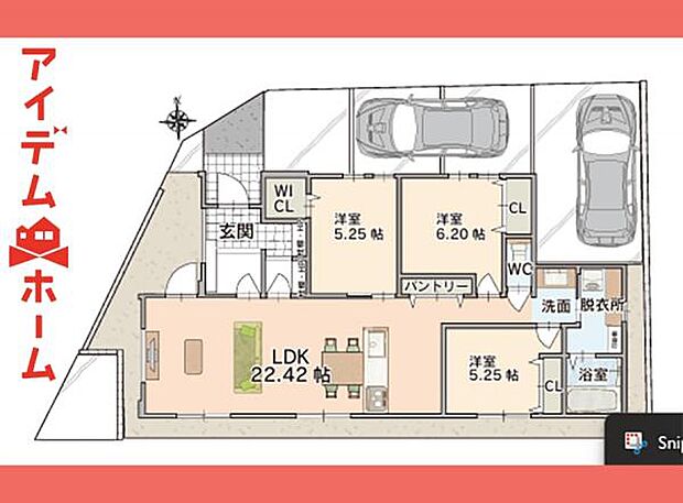 1号棟 間取図