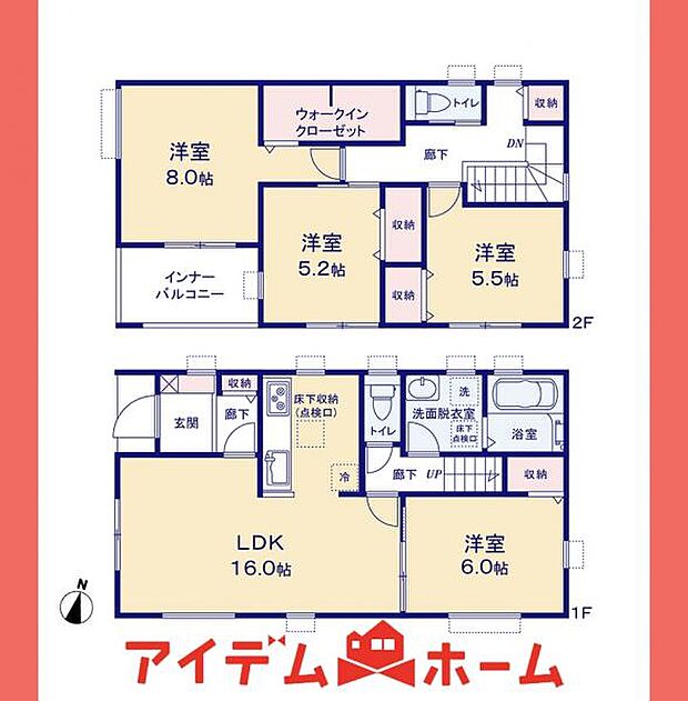 1号棟 間取図
