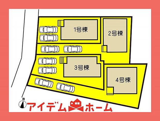 1号棟 配置図