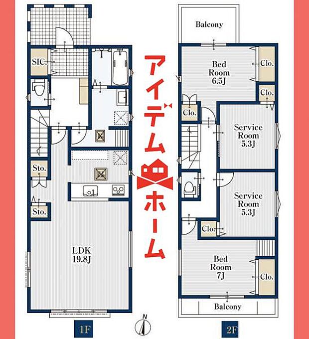 1号棟 間取図