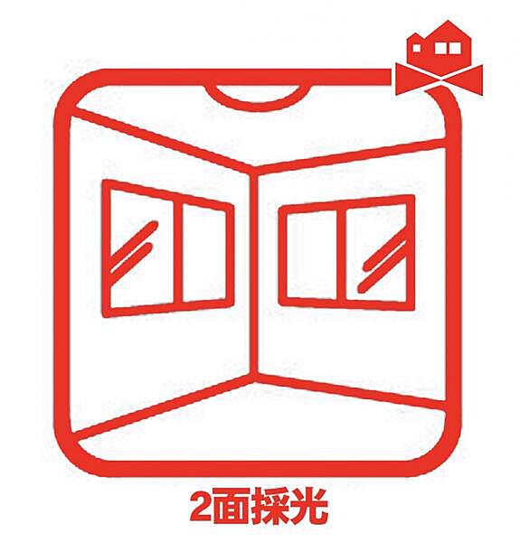 2面採光で明るいお部屋です♪