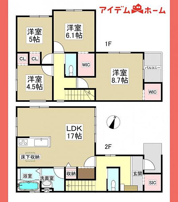 2号棟 間取図