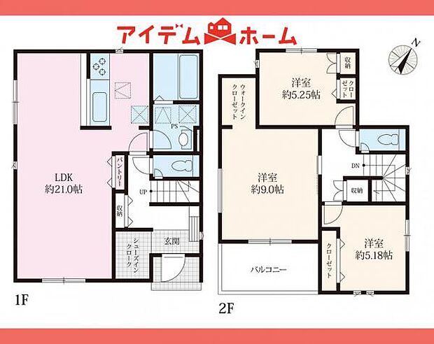 2号棟間取図