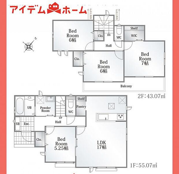 A号棟 間取図