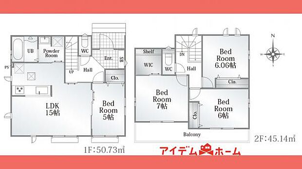 A号棟　間取図
