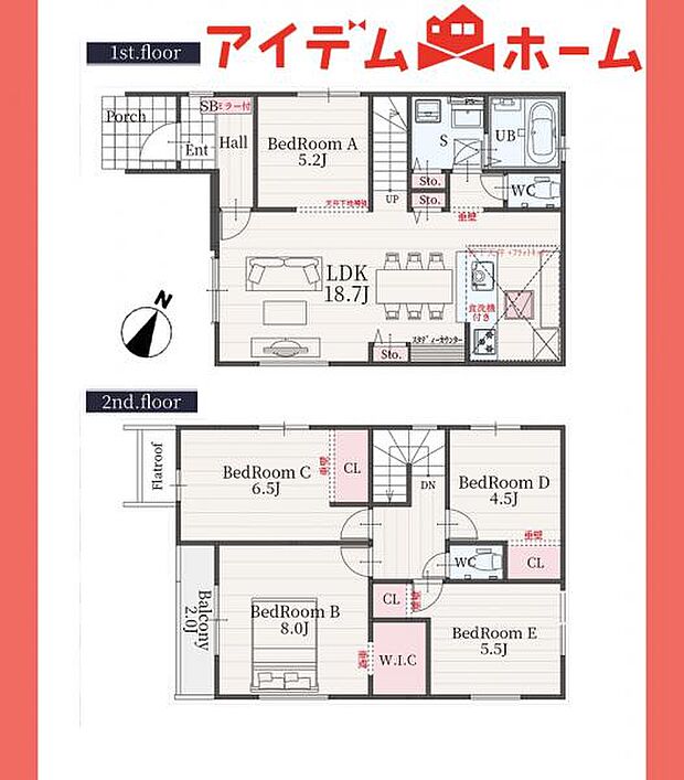 1号棟 間取図