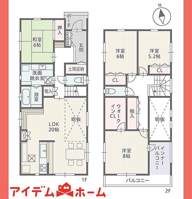 1号棟間取図