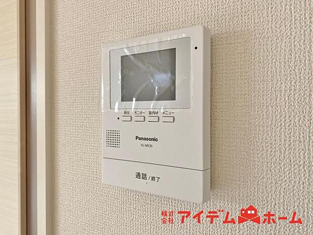 モニター付きインターホン 防犯対策にもなるモニター付きインターホン設置