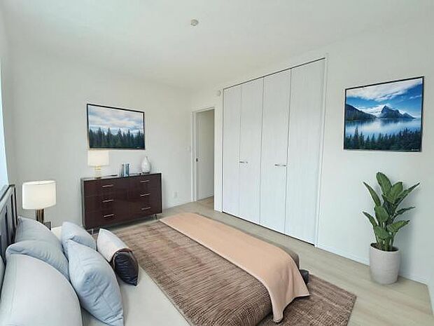 1号棟　内観写真 (本画像はCGで作成されており、実際に現地に家具は置かれておりません。) 