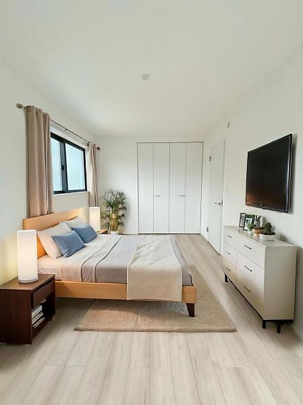 1号棟　内観写真 (本画像はCGで作成されており、実際に現地に家具は置かれておりません。) 