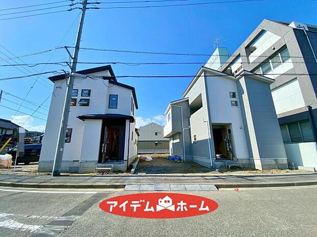 〇●全体(撮影2025年11月)●〇 完成間近内覧可能 アイデムホーム南店は緑区役所から徒歩2分 水曜日も営業しております
