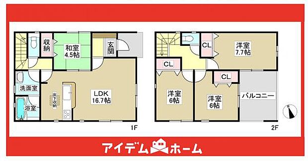 ☆1号棟間取図☆
