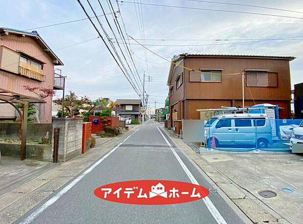 〇●前面道路(撮影2025年12月)●〇 完成間近内覧可能　　　　　　　　　　　　 アイデムホーム南店は緑区役所から徒歩2分 水曜日も営業しております　　　　　 