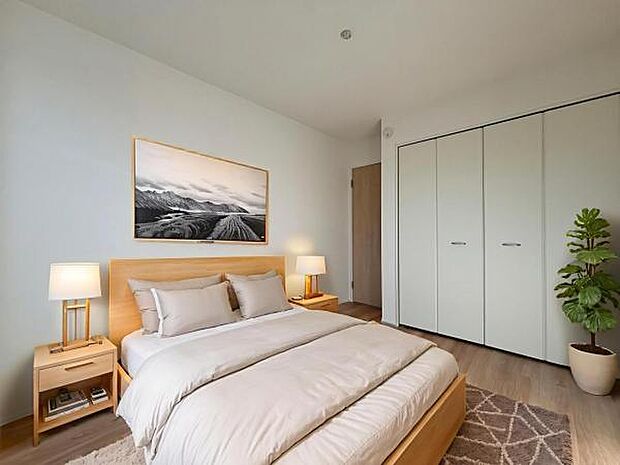 2号棟　内観写真 (本画像はCGで作成されており、実際に現地に家具は置かれておりません。) 