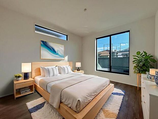 1号棟 内観写真 (本画像はCGで作成されており、実際に現地に家具は置かれておりません。)