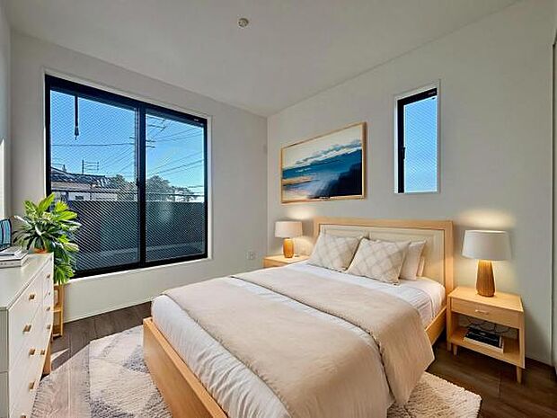 1号棟 内観写真 (本画像はCGで作成されており、実際に現地に家具は置かれておりません。)