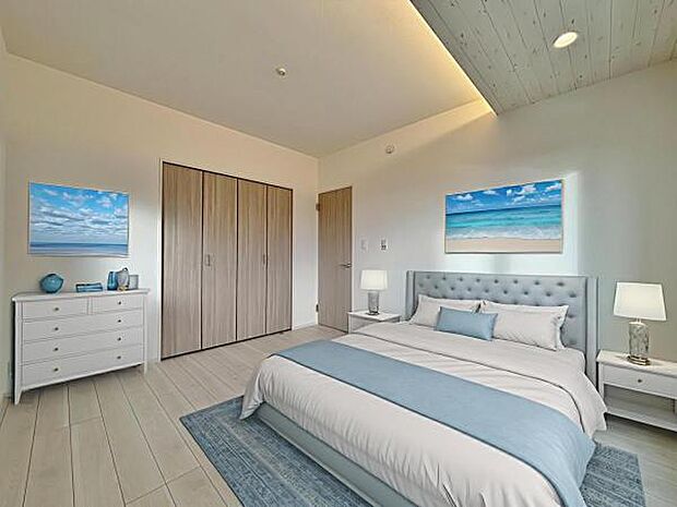 1号棟　内観写真 (本画像はCGで作成されており、実際に現地に家具は置かれておりません。)