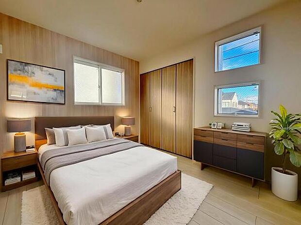 1号棟　内観写真 (本画像はCGで作成されており、実際に現地に家具は置かれておりません。)