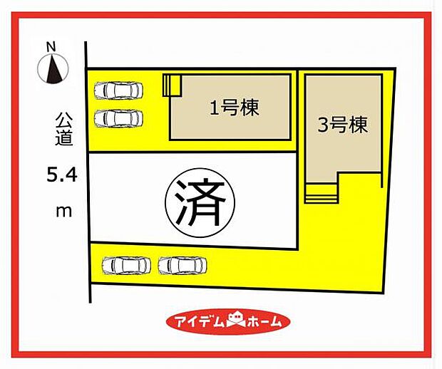 3号棟　配置図