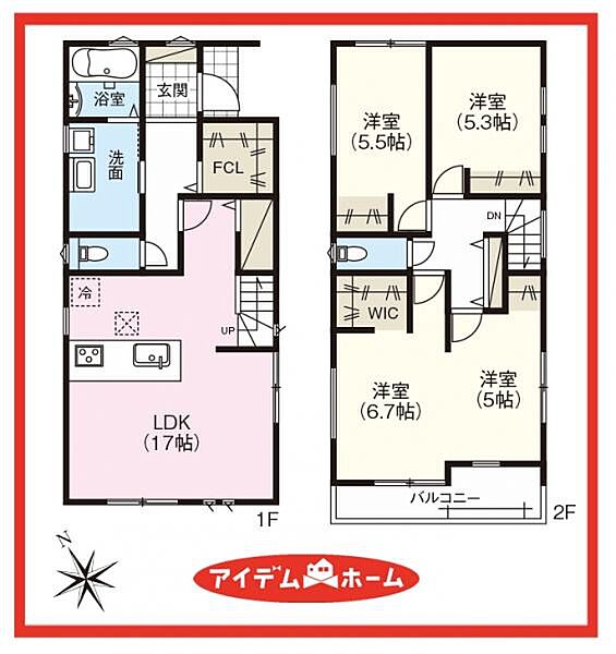 間取りを拡大表示