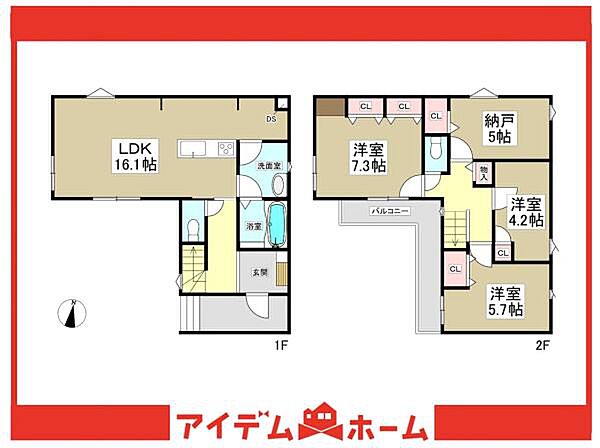 間取りを拡大表示