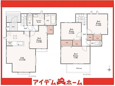 間取り：●A号棟間取り● 