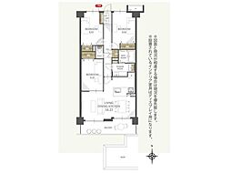ドメイン八千代勝田台 3LDKの間取図画像