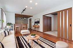 尾張旭市北原山土地区画整理105街区　2号棟 4LDKのリビング/ダイニング