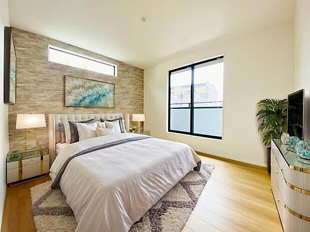 1号棟(2025年6月)撮影 ※本画像はCGで作成しており、実際に家具は置かれておりません。