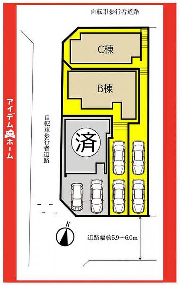 本物件はB号棟です♪