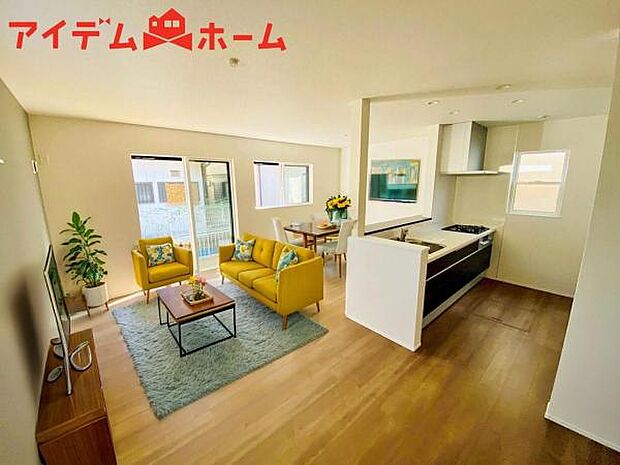 内観（2025年7月）撮影 ※本画像はCGで作成しており、実際に家具は置かれておりません。 