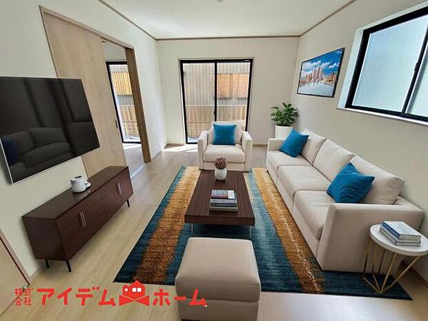 B号棟（2025年8月）撮影 ※本画像はCGで作成しており、実際に家具は置かれておりません。