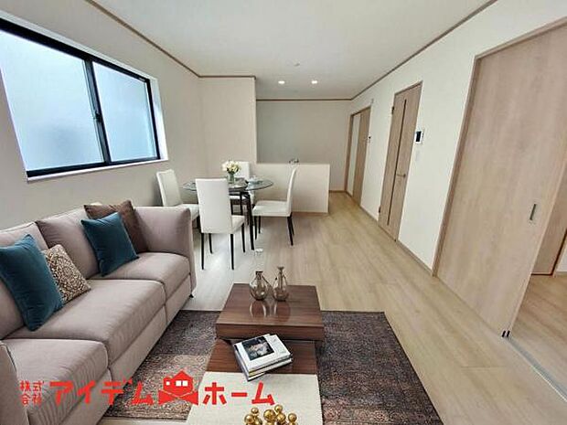 B号棟（2025年8月）撮影 ※本画像はCGで作成しており、実際に家具は置かれておりません。