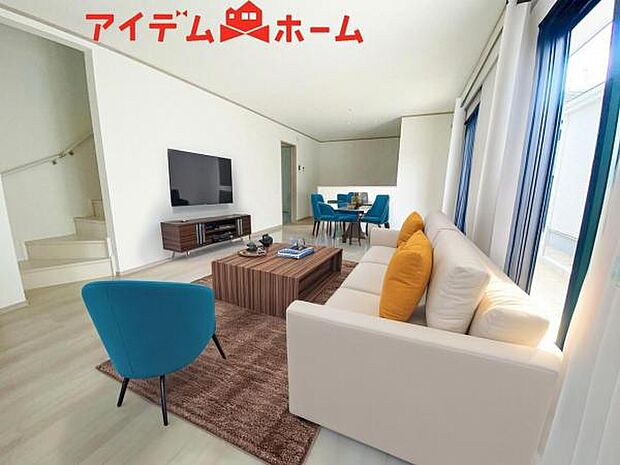 C号棟（2025年7月）撮影 ※本画像はCGで作成しており、実際に家具は置かれておりません。 