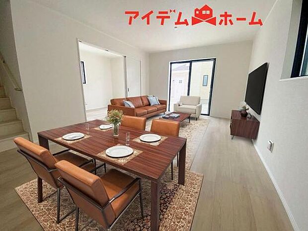 A号棟（2025年7月）撮影 本画像はCGで作成しており、実際に家具は置かれておりません。 