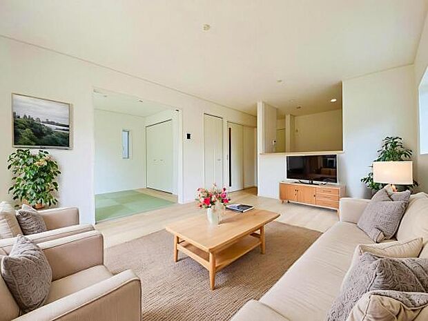 2号棟(2025年7月)撮影 ※本画像はCGで作成しており、実際に家具は置かれておりません。