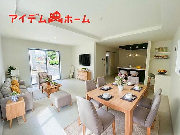 1号棟（2025年9月）撮影 ※本画像はCGで作成しており、実際に家具は置かれておりません。 