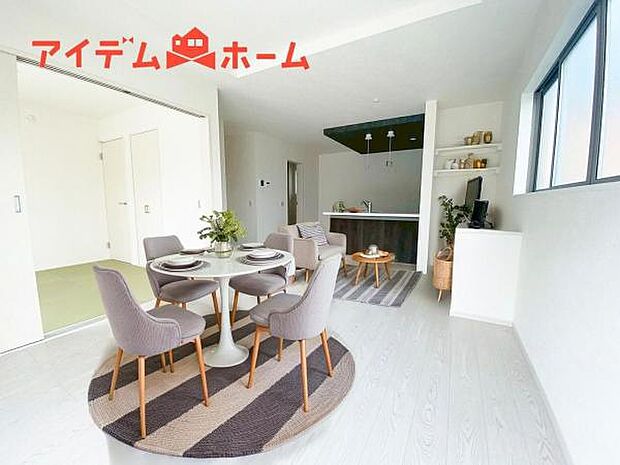 2号棟（2025年9月）撮影 ※本画像はCGで作成しており、実際に家具は置かれておりません。 